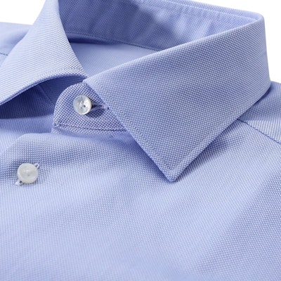 Zegna SS24 藍色男裝長袖純色襯衫 70391-0A79MS-0JI Details for Zegna SS24 藍色男裝長袖純色襯衫 70391-0A79MS-0JI