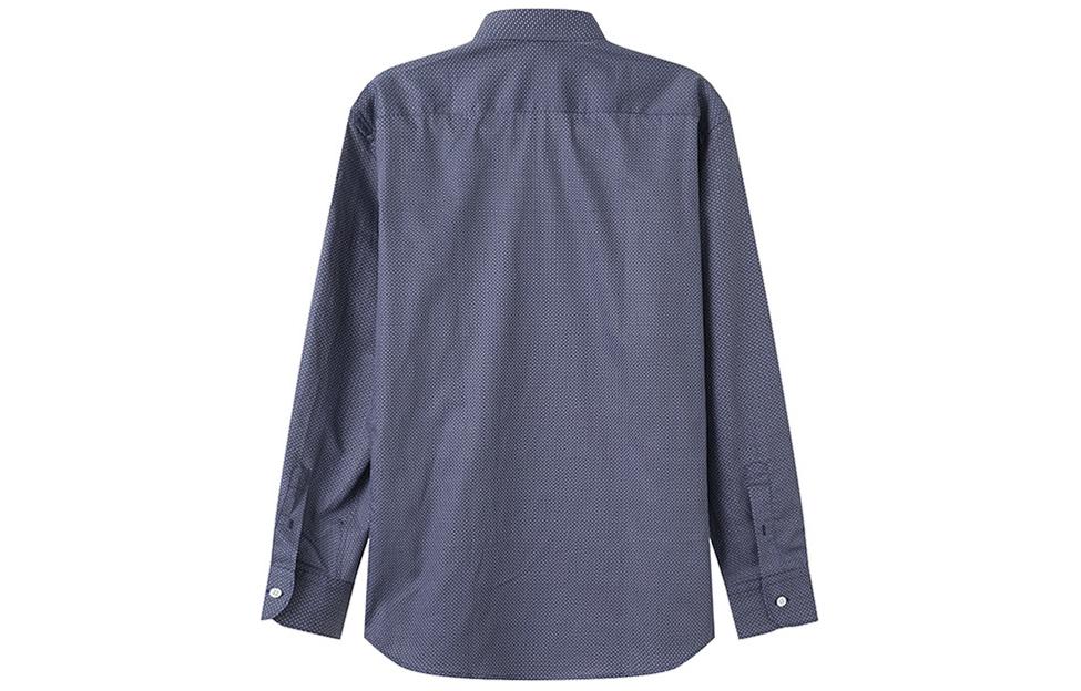 Lookbook Zegna SS24 格紋印花長袖襯衫 海軍藍 UCX05-A6SRF5-612