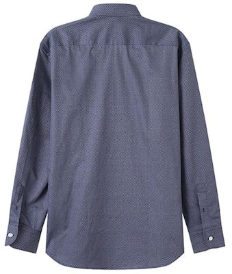 Zegna SS24 格紋印花長袖襯衫 海軍藍 UCX05-A6SRF5-612 Lookbook Zegna SS24 格紋印花長袖襯衫 海軍藍 UCX05-A6SRF5-612