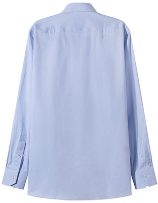 Zegna SS24 男士淺藍純色單排扣休閒長袖襯衫 70135-3A79MS-0JI Lookbook Zegna SS24 男士淺藍純色單排扣休閒長袖襯衫 70135-3A79MS-0JI