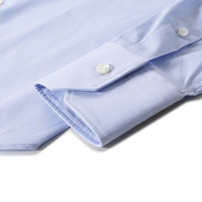 Zegna SS24 男士淺藍純色單排扣休閒長袖襯衫 70135-3A79MS-0JI Details for Zegna SS24 男士淺藍純色單排扣休閒長袖襯衫 70135-3A79MS-0JI