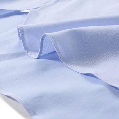 Zegna SS24 男士淺藍純色單排扣休閒長袖襯衫 70135-3A79MS-0JI Sizing Zegna SS24 男士淺藍純色單排扣休閒長袖襯衫 70135-3A79MS-0JI