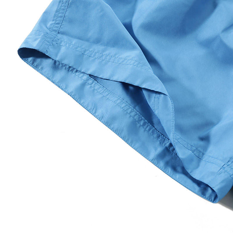 Sizing Zegna SS24 男士刺繡標誌休閒海灘短褲 - 海藍色 N7B6W2420-432