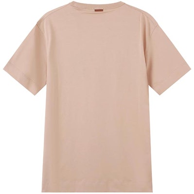 Zegna SS24 刺繡標誌圓領T恤 男士肉桂粉色款式 UD360A-7D760-P04 Lookbook Zegna SS24 刺繡標誌圓領T恤 男士肉桂粉色款式 UD360A-7D760-P04