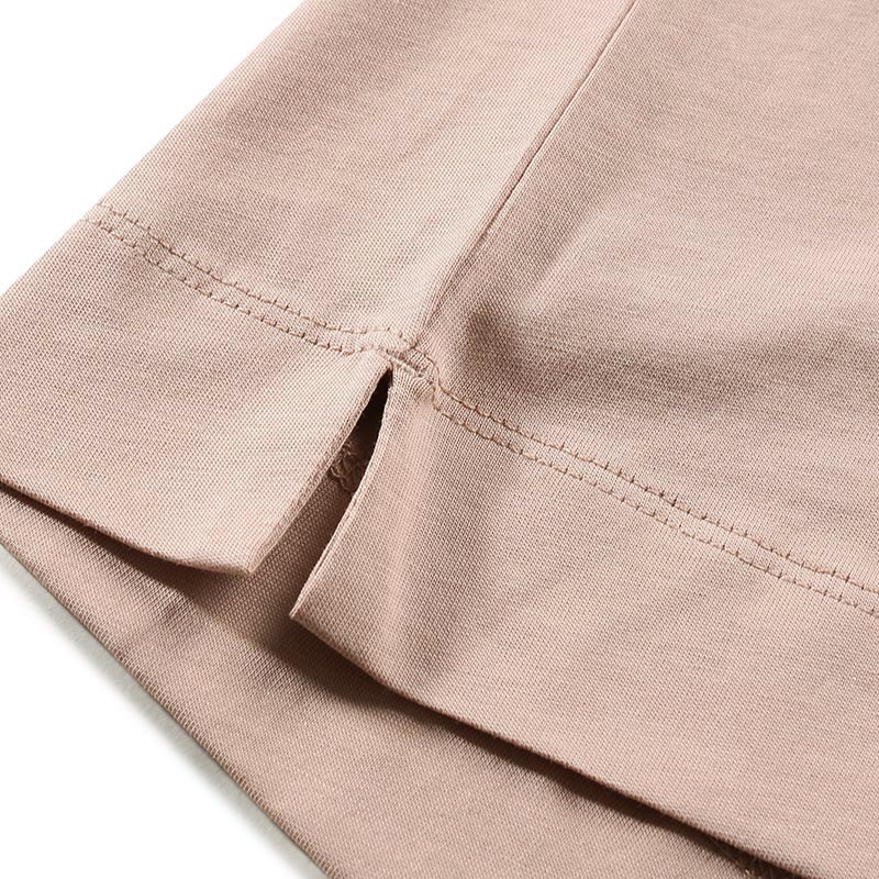 Shop Zegna SS24 刺繡標誌圓領T恤 男士肉桂粉色款式 UD360A-7D760-P04