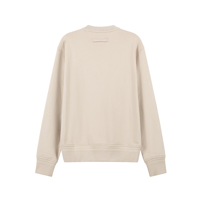 Lookbook Zegna SS24 標誌印花長袖圓領運動衫 米色 UD522-A7D872-N03