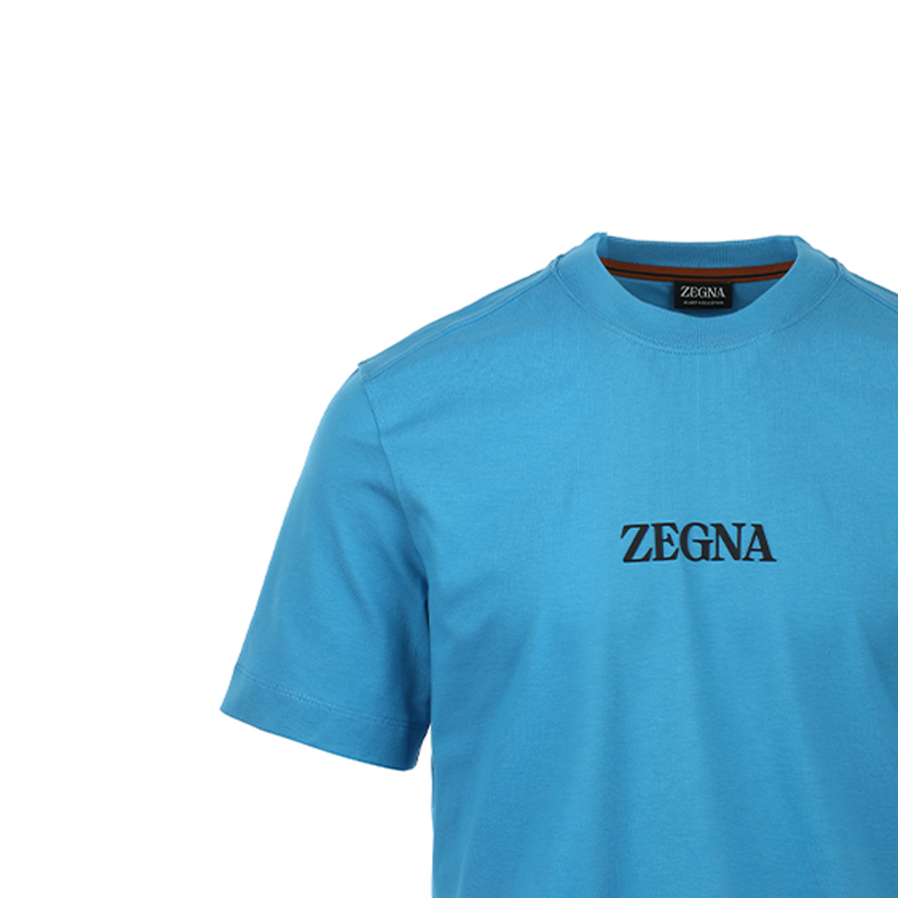 Purchase Zegna 男裝 SS24 標誌印花短袖圓領 T-Shirt UD364A7D777A05