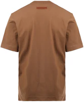 Cheap Zegna 男裝 SS24 標誌印花短袖圓領 T-Shirt UD364A7D777A05