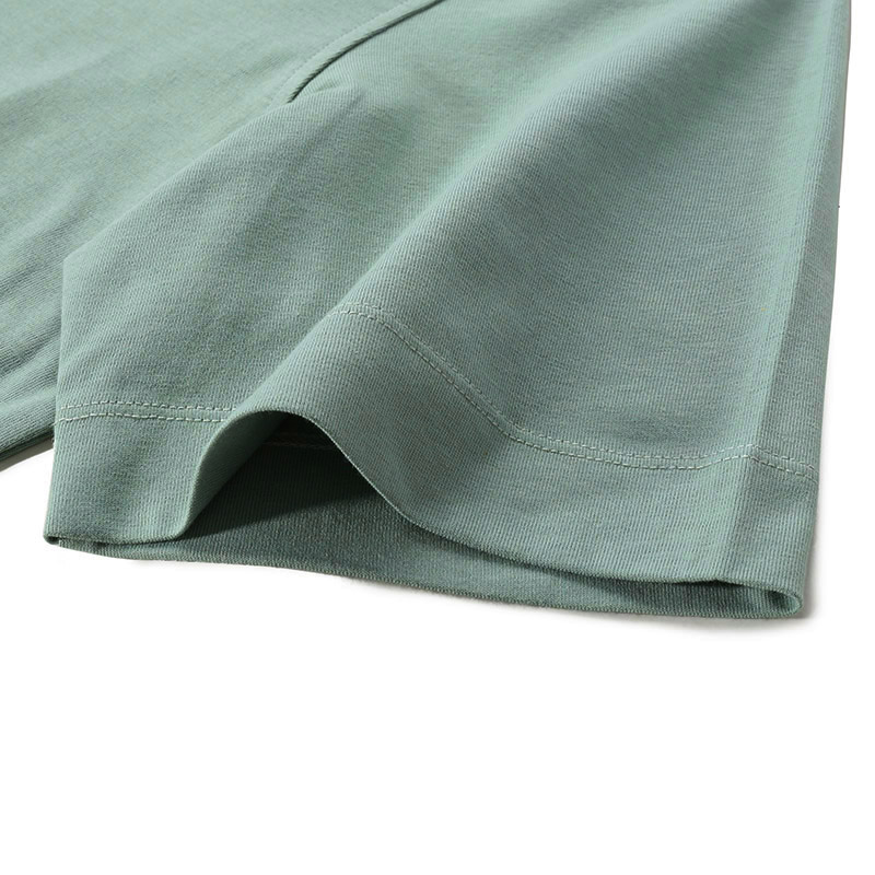 Details for Zegna SS24 Logo印花男士圓領T恤 淺綠色 UD364-A7D777-V04