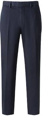 Zegna 男士SS24深藍色中腰褶皺休閒長褲 UDI37A-7TN10-B09 Buy Zegna 男士SS24深藍色中腰褶皺休閒長褲 UDI37A-7TN10-B09