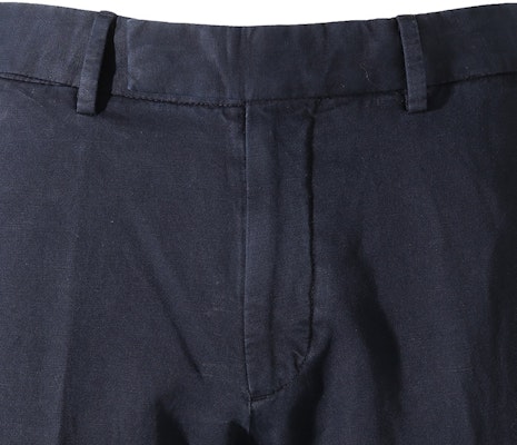 Zegna 男士SS24深藍色中腰褶皺休閒長褲 UDI37A-7TN10-B09 Details for Zegna 男士SS24深藍色中腰褶皺休閒長褲 UDI37A-7TN10-B09