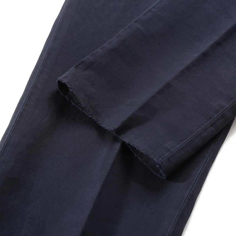 Sizing Zegna 男士SS24深藍色中腰褶皺休閒長褲 UDI37A-7TN10-B09