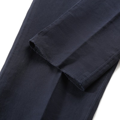 Zegna 男士SS24深藍色中腰褶皺休閒長褲 UDI37A-7TN10-B09 Sizing Zegna 男士SS24深藍色中腰褶皺休閒長褲 UDI37A-7TN10-B09