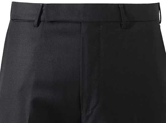 Zegna SS24 黑色拉鍊摺疊西裝長褲。 619F0-0A675T-B12 Details for Zegna SS24 黑色拉鍊摺疊西裝長褲。 619F0-0A675T-B12