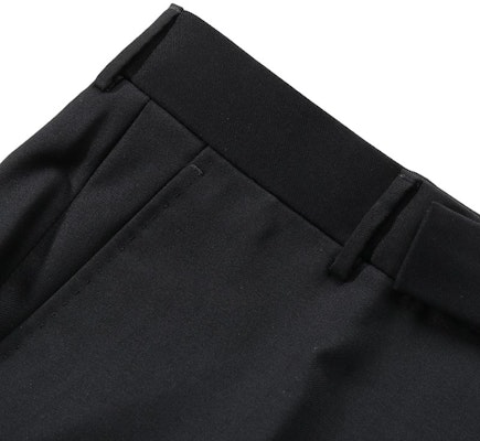 Zegna SS24 黑色拉鍊摺疊西裝長褲。 619F0-0A675T-B12 Sizing Zegna SS24 黑色拉鍊摺疊西裝長褲。 619F0-0A675T-B12