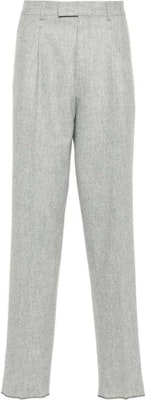 Zegna SS24 男士修身中腰淺灰正裝長褲 853F0-0A875P-M12 Order Zegna SS24 男士修身中腰淺灰正裝長褲 853F0-0A875P-M12