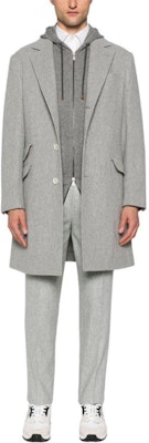 Zegna SS24 男士修身中腰淺灰正裝長褲 853F0-0A875P-M12 Lookbook Zegna SS24 男士修身中腰淺灰正裝長褲 853F0-0A875P-M12