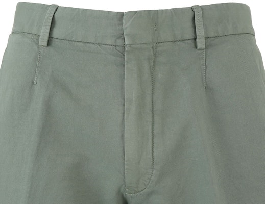 Zegna SS24 綠色拉鍊口袋休閒短褲 固色設計。 UDI37A-7TB05-V04 Cheap Zegna SS24 綠色拉鍊口袋休閒短褲 固色設計。 UDI37A-7TB05-V04