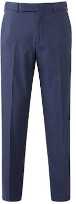 Zegna SS24 男士深藍色純色中腰直筒休閒長褲 615F0-5A677T-B12 Order Zegna SS24 男士深藍色純色中腰直筒休閒長褲 615F0-5A677T-B12