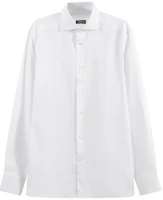 Order Zegna SS24 男士純白長袖襯衫 60134-1A69MS-0BA