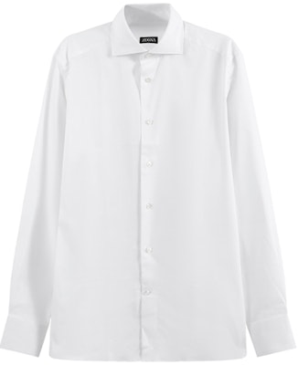 Zegna SS24 Solid White Long Sleeve Button-Up Shirt for Men 60134-1A69MS-0BA Order Zegna SS24 Solid White Long Sleeve Button-Up Shirt for Men 60134-1A69MS-0BA