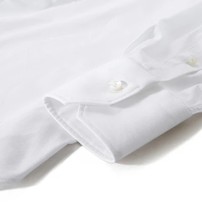 Zegna SS24 Solid White Long Sleeve Button-Up Shirt for Men 60134-1A69MS-0BA Purchase Zegna SS24 Solid White Long Sleeve Button-Up Shirt for Men 60134-1A69MS-0BA