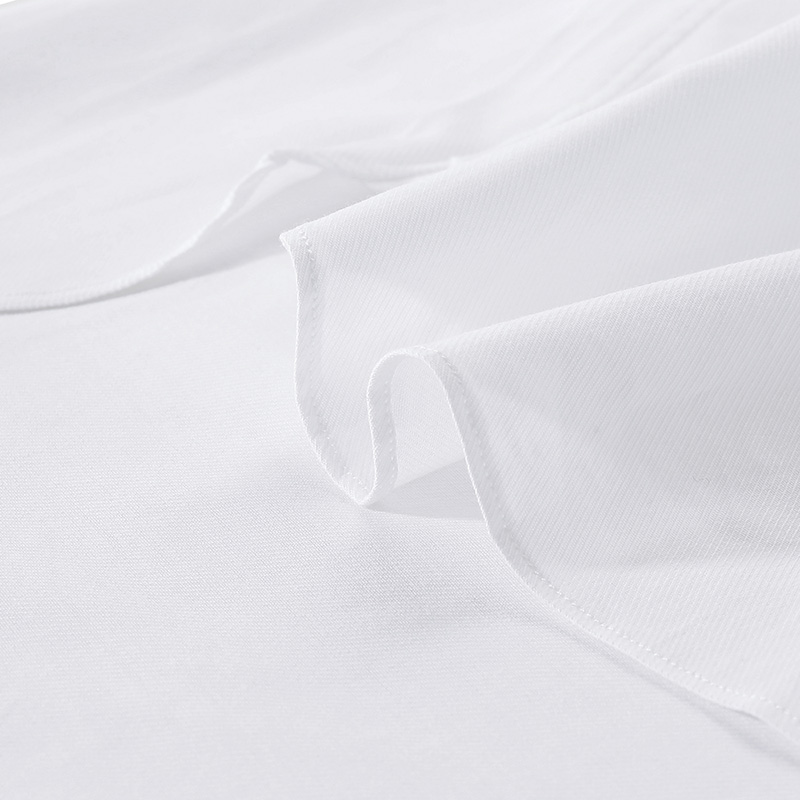 Zegna SS24 Solid White Long Sleeve Button-Up Shirt for Men 60134-1A69MS-0BA 圖 6