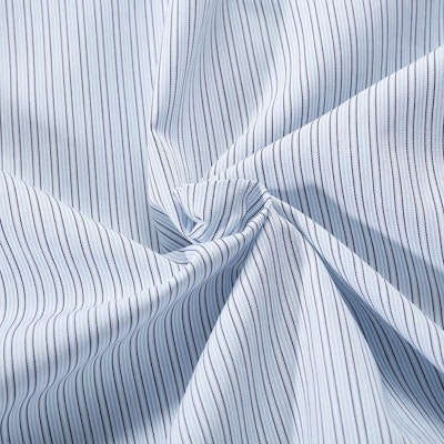 Zegna SS24 條紋單排扣長袖襯衫 天空藍 60121-8A69MS-0BA Shop Zegna SS24 條紋單排扣長袖襯衫 天空藍 60121-8A69MS-0BA