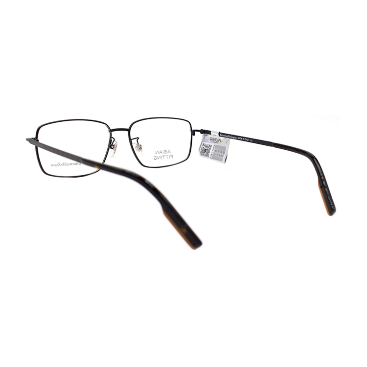 Shop Montura Óptica Rectangular Alloy Zegna Visionary Business para Hombre. EZ5213-D 002