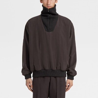 Zegna x Fear of God 深灰色重磅絲質外套 FZC803-FZ5008-K08 Lookbook Zegna x Fear of God 深灰色重磅絲質外套 FZC803-FZ5008-K08