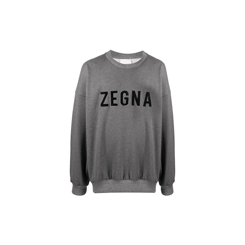 Zegna x Fear of God Crewneck Pullover Sweatshirt Men’s Grey FZJ803-FZ1004-K95