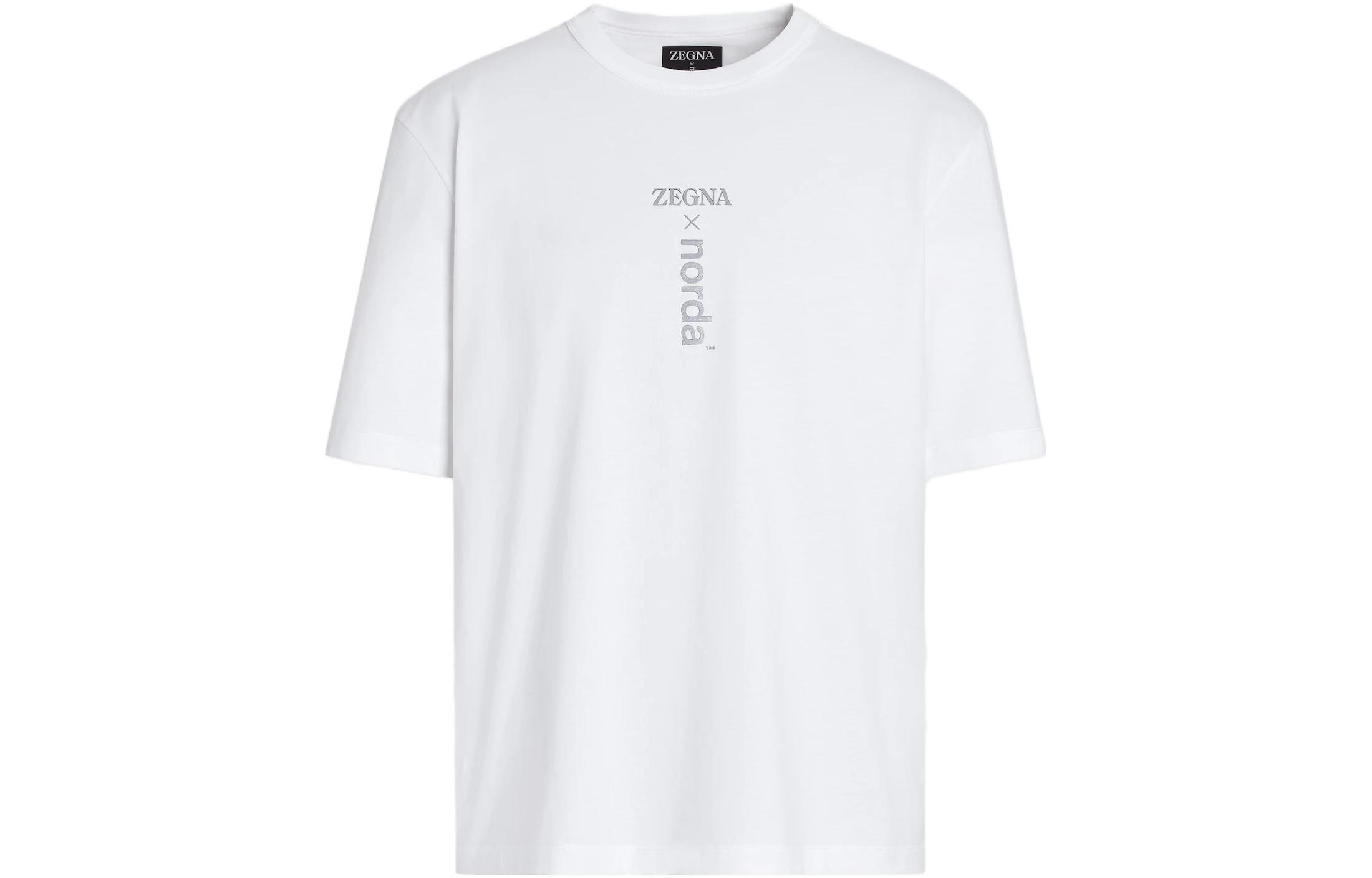 Order Zegna x Norda™ SS23 標誌印花短袖圓領T恤 白色 (). UB364A5-NOR71P-N01