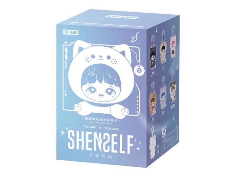 ZHOU SHEN Pop Mart SHENSELF Series Vinyl Plush Doll Pendant Single Blind Box
