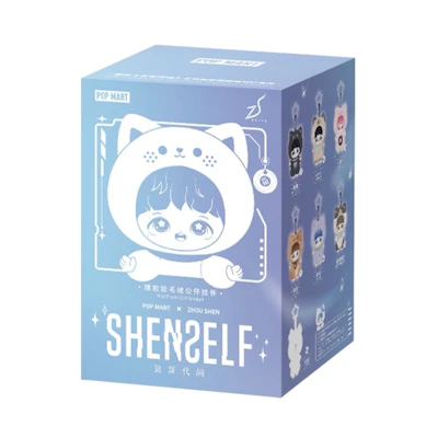 ZHOU SHEN Pop Mart SHENSELF Series Vinyl Plush Doll Pendant Single Blind Box