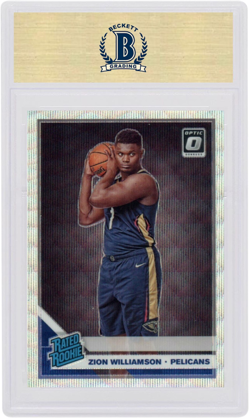 Order Zion Williamson 2019 Donruss Optic Rookie Fanatics Caja Set #158