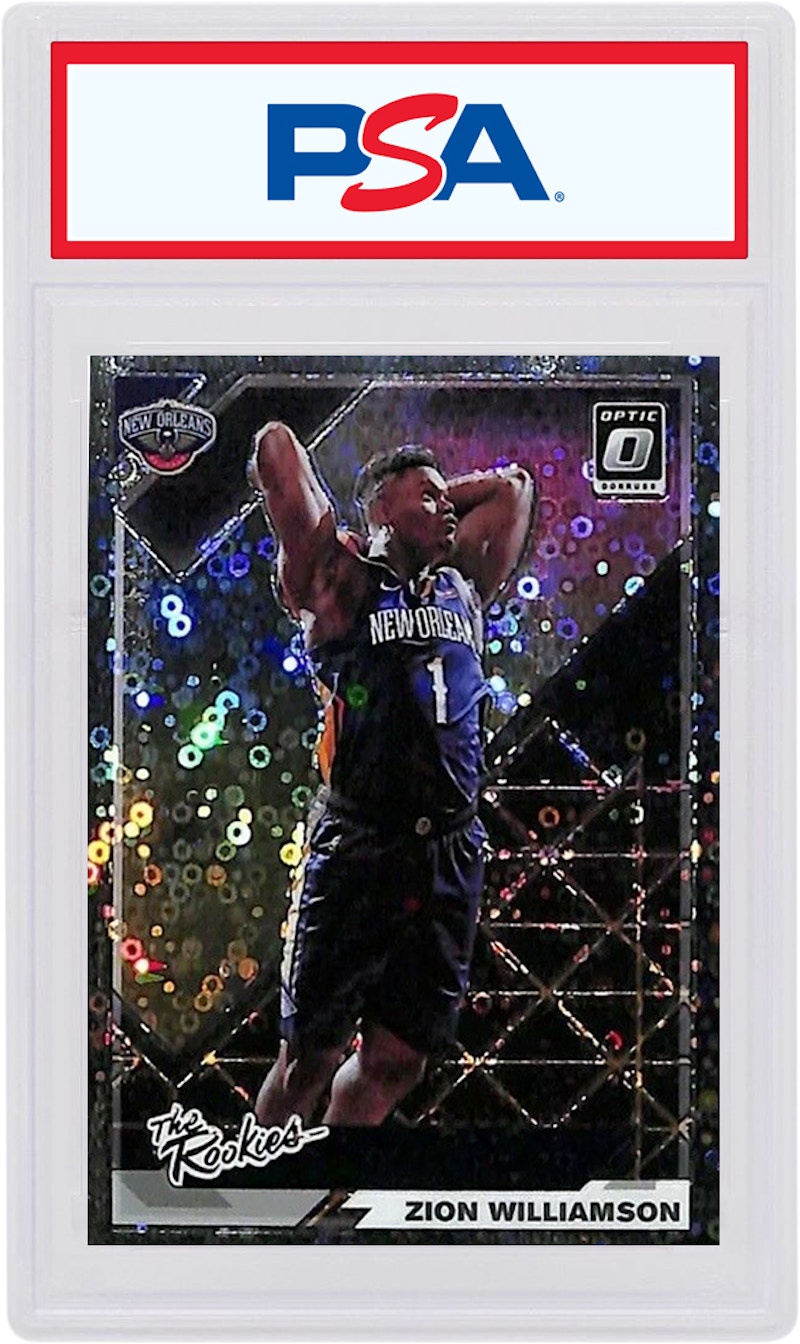 Zion Williamson 2019 Donruss Optic The Rookies Rookie Fastbreak #1