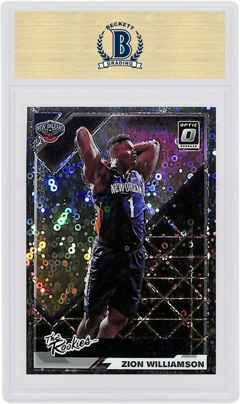Zion Williamson 2019 Donruss Optic The Rookies Rookie Fastbreak #1 圖 2