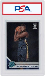 锡安·威廉姆森 2019 帕尼尼 Donruss Optic 新秀卡 #158 Buy 锡安·威廉姆森 2019 帕尼尼 Donruss Optic 新秀卡 #158