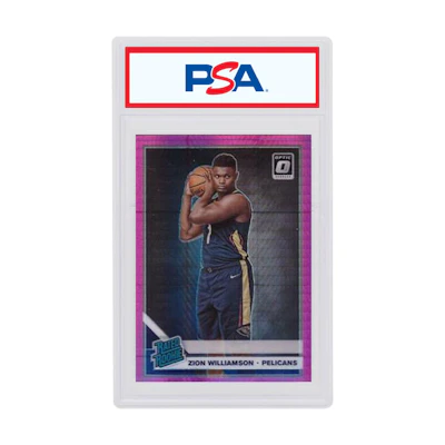 Zion Williamson 2019 Panini Donruss Optic Rookie Hyper Pink #158
