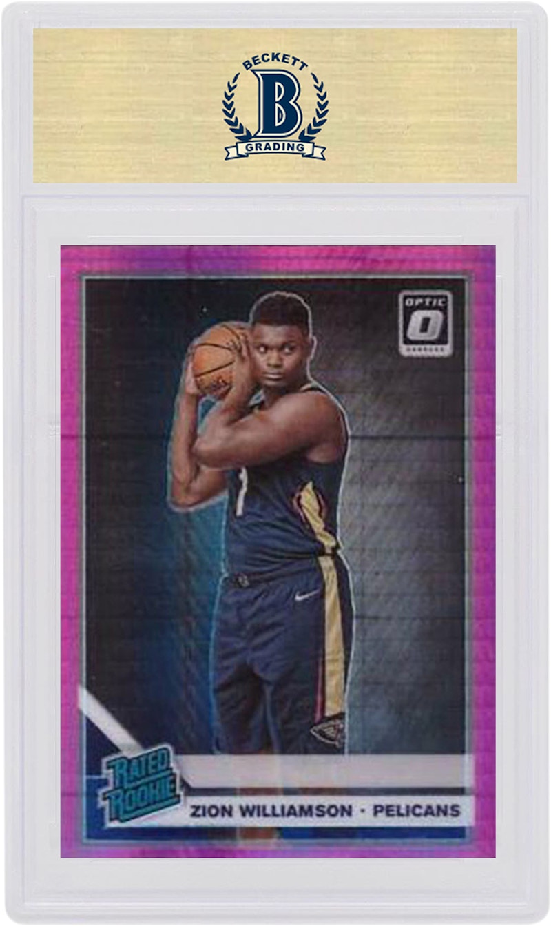 Zion Williamson 2019 Panini Donruss Optic Rookie Hyper Pink #158 圖 2