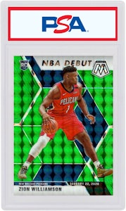 Zion Williamson 2019 Panini Mosaic NBA Debut Rookie Verde #269 Buy Zion Williamson 2019 Panini Mosaic NBA Debut Rookie Verde #269