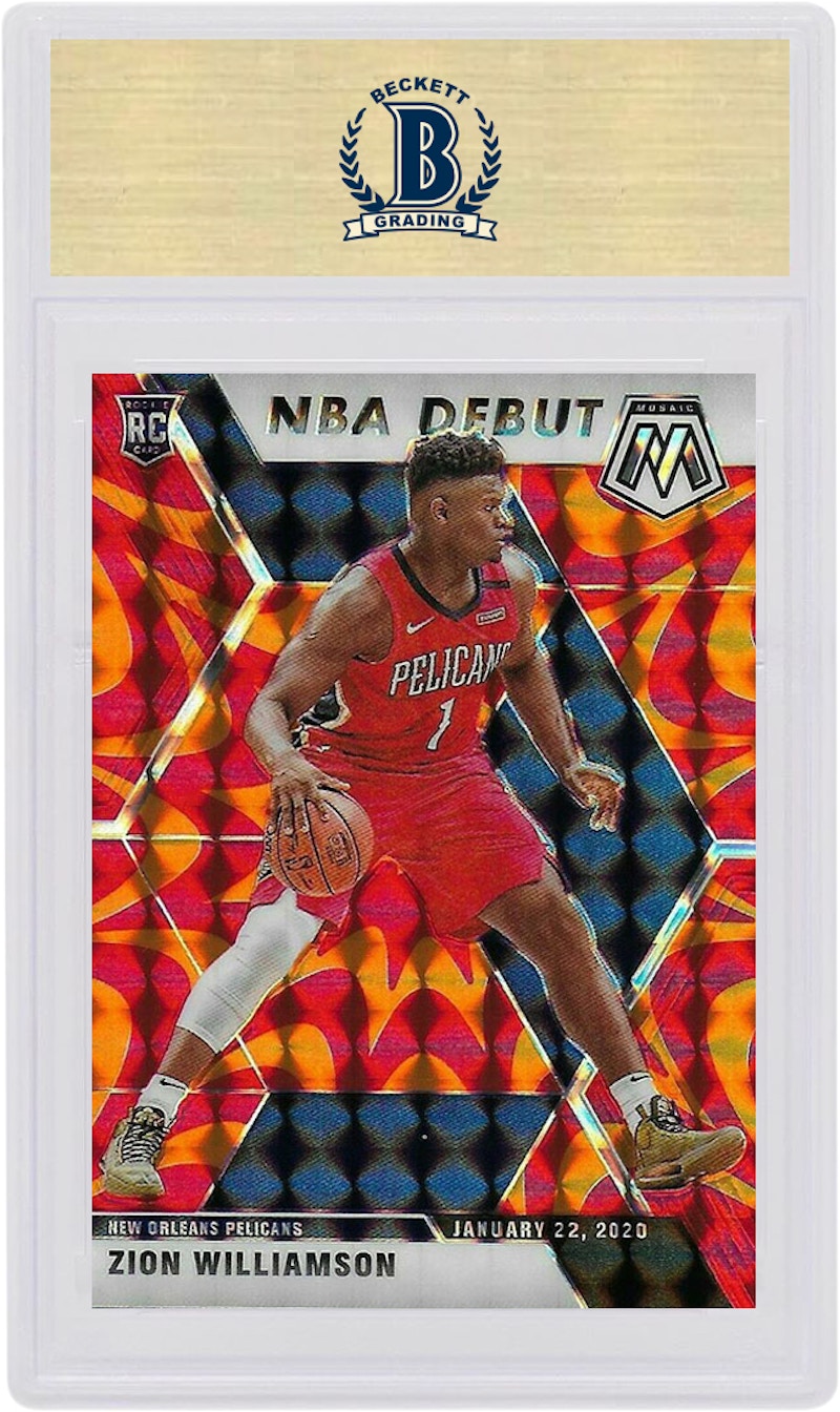 Order 锡安·威廉姆森 2019 Panini 马赛克NBA首秀新秀反应橙#269