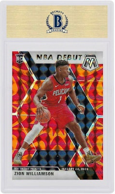 Zion Williamson 2019 Panini Mosaic NBA Debut Rookie Reactive Orange #269 Order Zion Williamson 2019 Panini Mosaic NBA Debut Rookie Reactive Orange #269