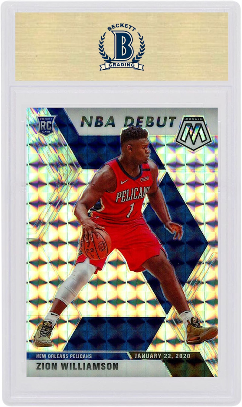 Order Zion Williamson 2019 Panini Mosaic Debut Novato NBA Mosaico #269