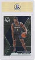 Zion Williamson 2019 Panini Mosaic Rookie #209 Kad Permulaan Order Zion Williamson 2019 Panini Mosaic Rookie #209 Kad Permulaan