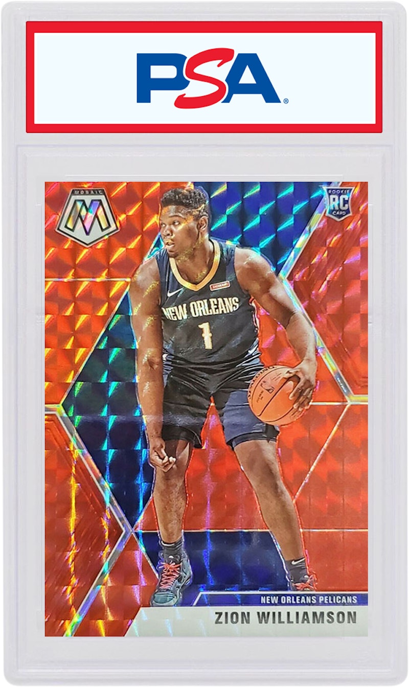Zion Williamson 2019 Panini Mosaic Rookie Red #209