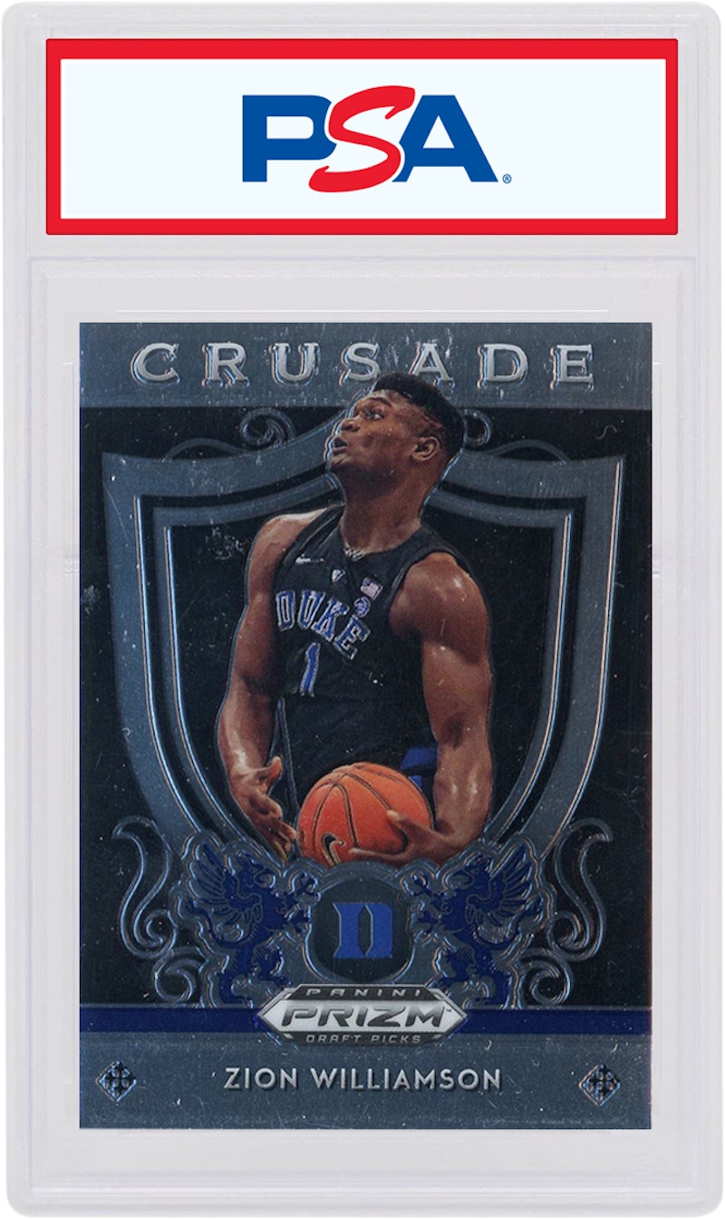 Zion WIlliamson 2019 Panini Prizm Draft Picks Rookie Crusade #51