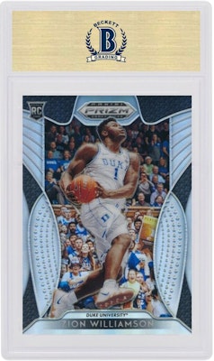 Zion WIlliamson 2019 Panini Prizm Draft Picks Rookie Silver #1 Order Zion WIlliamson 2019 Panini Prizm Draft Picks Rookie Silver #1