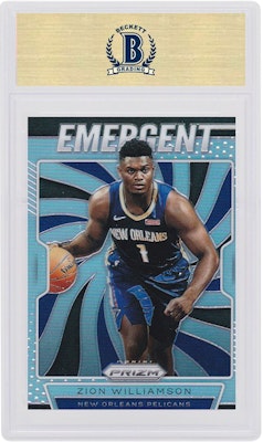 Zion Williamson 2019 Panini Prizm Rookie Emergent Silver #7 Order Zion Williamson 2019 Panini Prizm Rookie Emergent Silver #7
