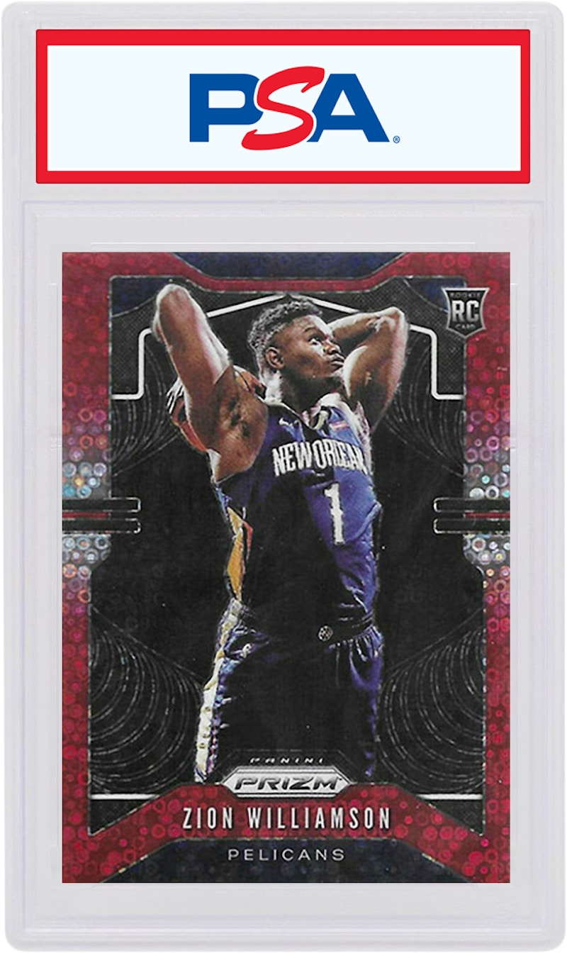 Buy Zion Williamson 2019 Panini Prizm Rookie Merah Fast Break /125 #248